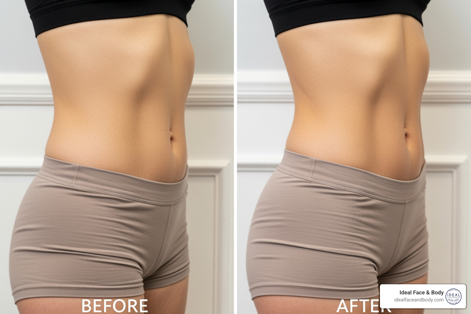 laser lipolysis before and after