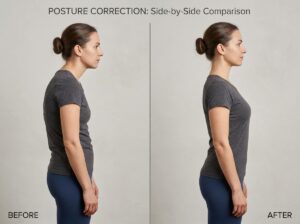 get rid of hunch back