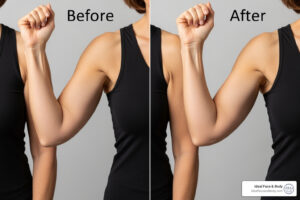 arm lipo contoured upper arms bat wings stubborn fat