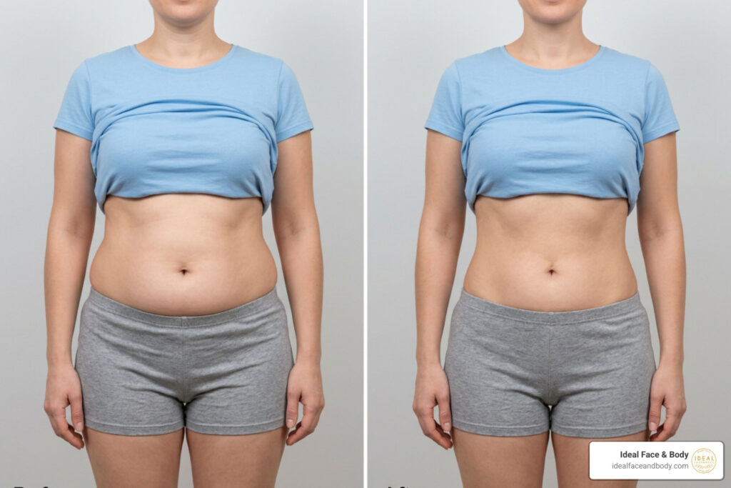 awake liposuction before after photos