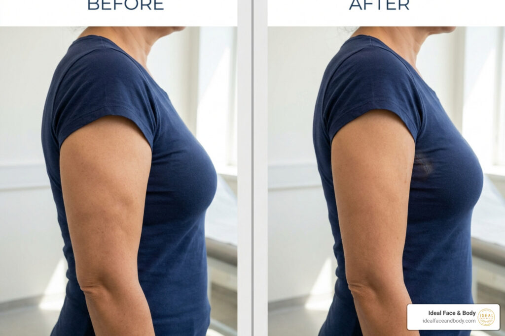 liposuction arm before and after