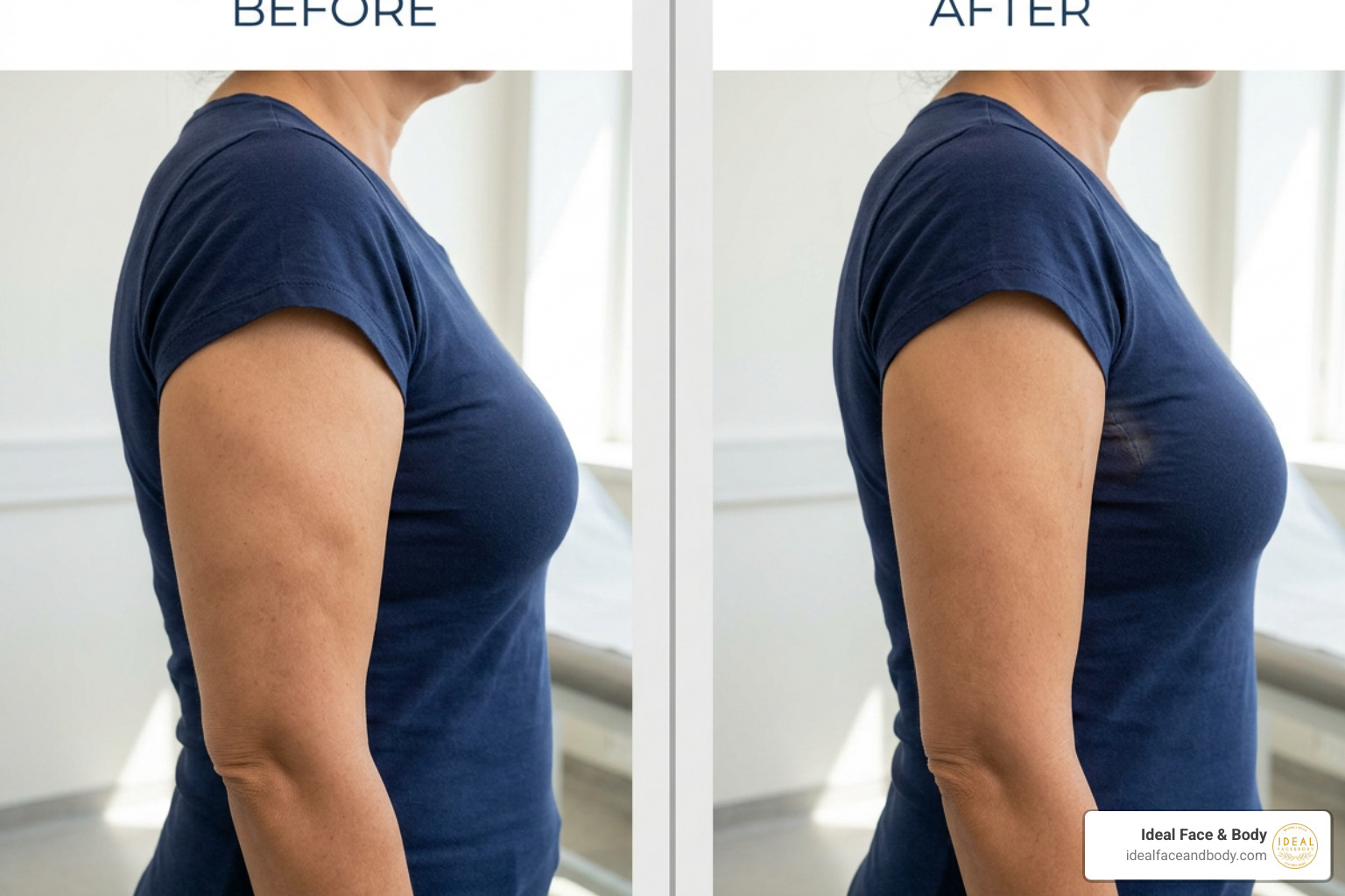 liposuction arm before and after